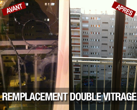 Remplacement vitre Montreuil